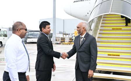 މުހިއްމު ބައްދަލުކުރެއްވުން  ތަކަކަށްފަހު ރައީސް މާލެ ވަޑައިގެންފި