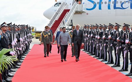 ލަންކާގެ ރައީސް ފުރަމާނަ ދަތުރުފުޅެއްގައި ރާއްޖެ ވަޑައިގެންފި