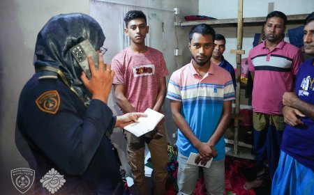 ގަވާއިދާ ހިލާފަށް މާލޭގައި އުޅެމުންދިޔަ 25 ބިދޭސީއަކު އިމިގްރޭޝަންގެ ބެލުމުގެ ދަށަށް