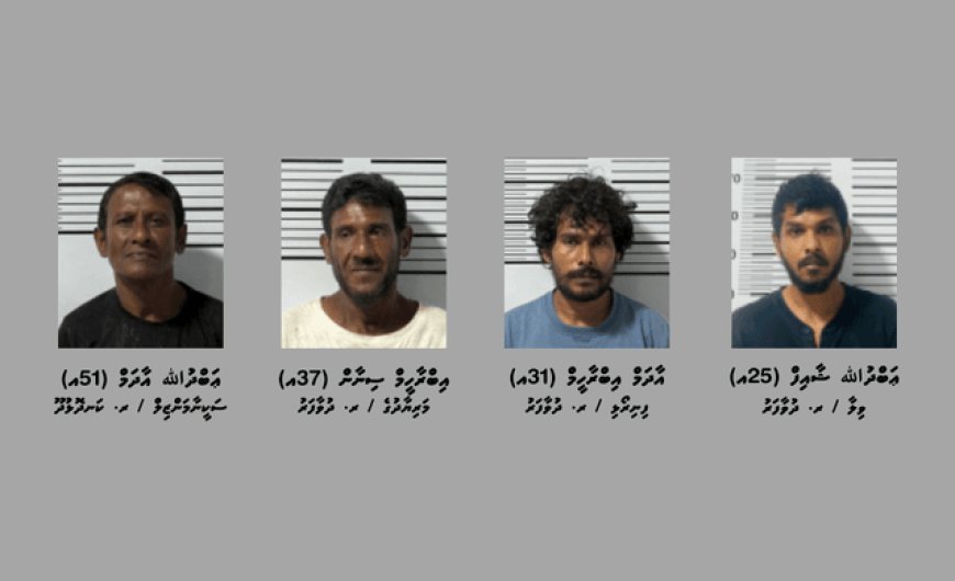 މަސްތުވާތަކެއްޗާއެކު ދުވާފަރުން ހަތަރު މީހަކު ހައްޔަރުކޮށްފި