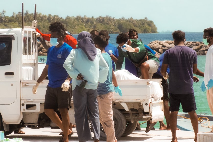 ފޮޓޯ: ގައްދޫއިން ގެއްލުނު މީހާގެ ހަށިގަނޑު ފެނުން