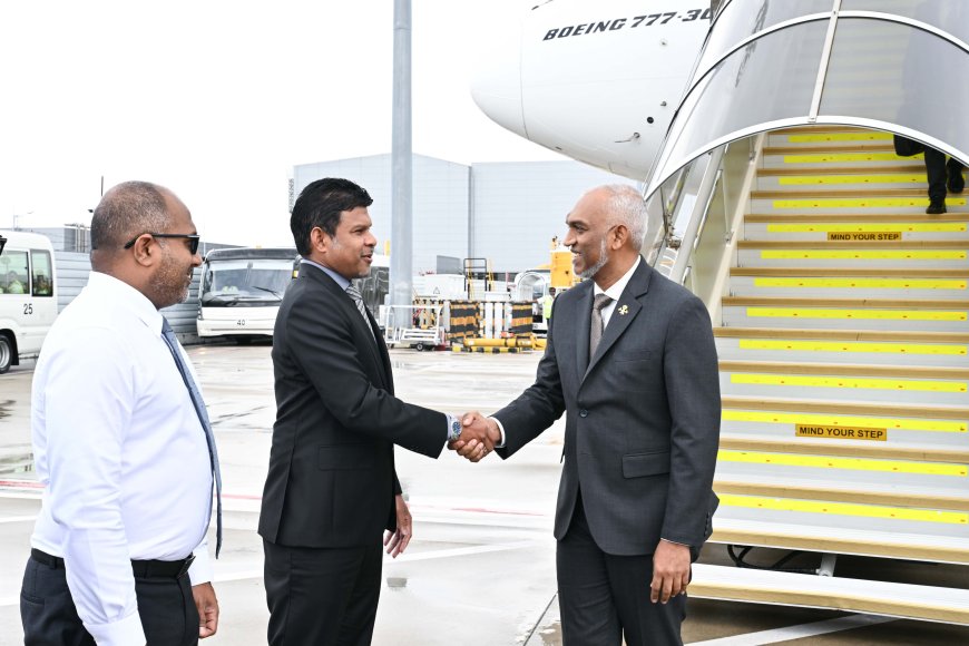 މުހިއްމު ބައްދަލުކުރެއްވުން ތަކަކަށްފަހު ރައީސް މާލެ ވަޑައިގެންފި