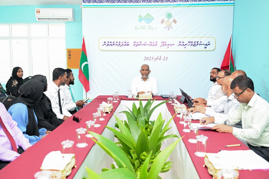 މިލަދޫ މަގު ހެދުމުގެ މަސައްކަތް އަންނަ އޯގަސްޓް މަހު ފެށޭނެ: ރައީސް