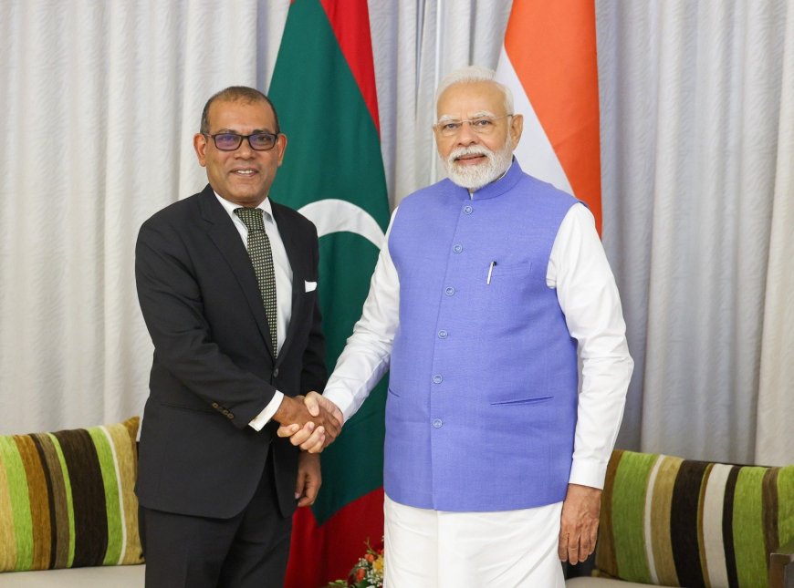 މޯދީ ފުރަތަމަ ބައްދަލު ކުރެއްވި އިދިކޮޅު ލިޑަރަކީ ނަޝީދު