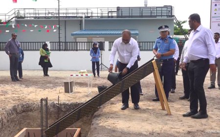 ދަރަވަންދޫގައި ފުލުހުންގެ މަރުކަޒެއް އެޅުމުގެ ޢަމަލީ މަސައްކަތް ފަށައިފި