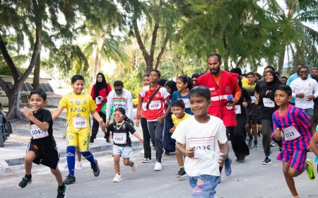 އެމްއާރުސީ ދުވަސް ފާހަގަކުރުމަށް "ރަން ފޯ ހިއުމޭނިޓީ" ގެ ނަމުގައި ގައްދޫގައި ދުވުމެއް ބާއްވައިފި