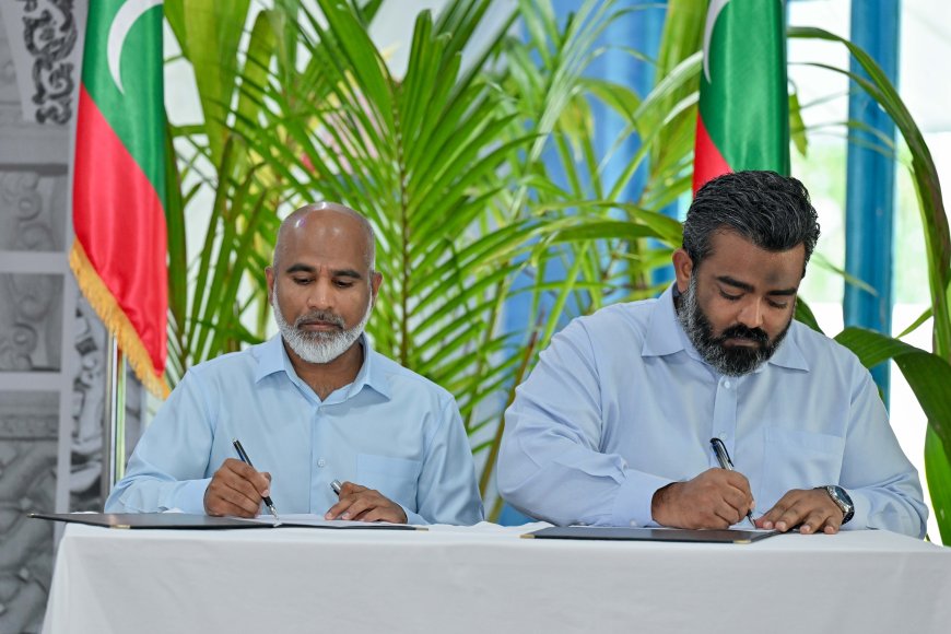 ކަމަދޫ ސްކޫލުގެ އާ އިމާރާތް އެޅުމަށް އެއްބަސްވުމުގައި ސޮއިކޮށްފި