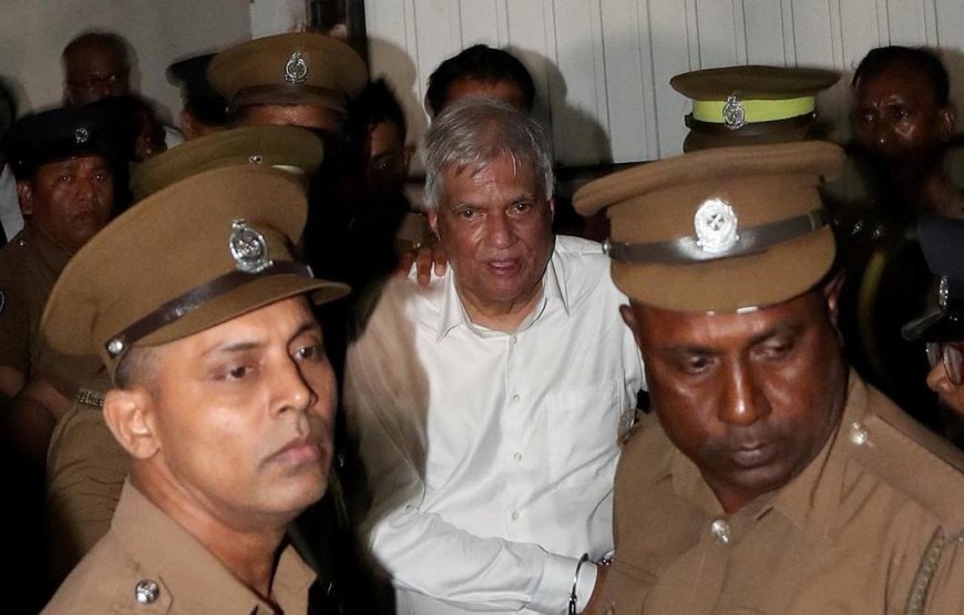 Sri Lanka’s Ex-President Ranil Hospitalised After Remand in Graft Case