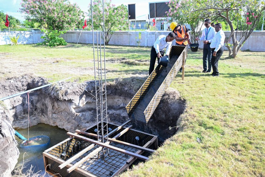 ހަނިމާދޫގައި އަޅާ 104 މިލިއަނުގެ ހޮސްޕިޓަލުގެ ބިންގާ އަޅައިފި