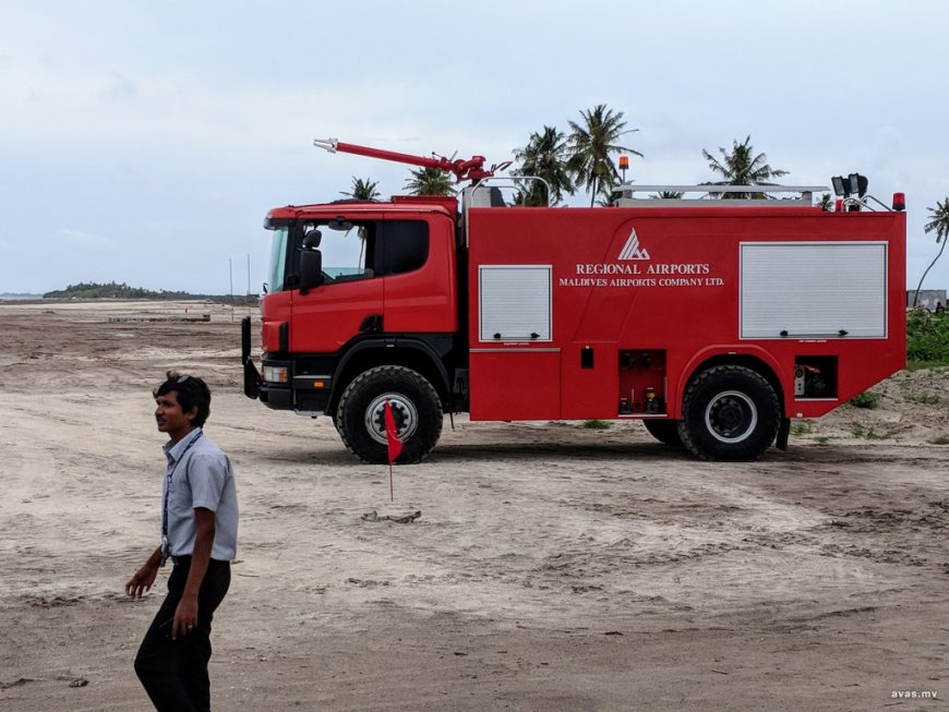 ފުވައްމުލަކު އެއާޕޯޓަށް އައްޑޫއިން ފަޔާ ޓްރަކެއް ގެންދަނީ