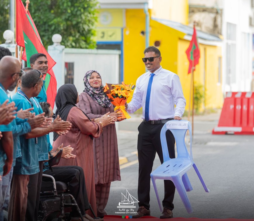 ސަސްޕެންޝަނަށްފަހު ސައުދު އޮފީހަށް އައީ ހުސްގޮނޑިއެއް ހިފައިގެން