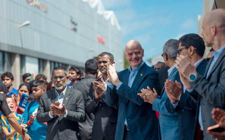 FIFA President Gianni Infantino Visits Maldives