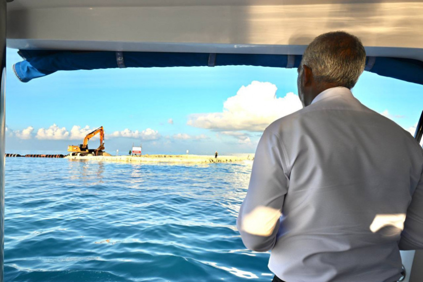 President Muizzu at Rasmale. Photo: PO