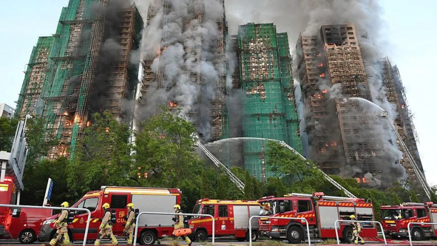 128 Dead as Hong Kong’s Worst High-Rise Fire in Decades Prompts Criminal Probe
