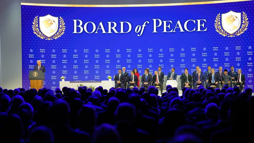 Trump Signs Charter Establishing ‘Board of Peace’ at Davos Summit