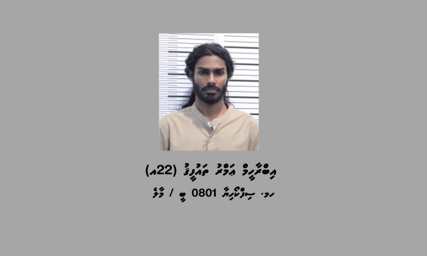ބައިކިލޯ މަސްތުވާތަކެއްޗާއެކު ހުޅުމާލެއިން ޒުވާނަކު ހައްޔަރުކޮށްފި