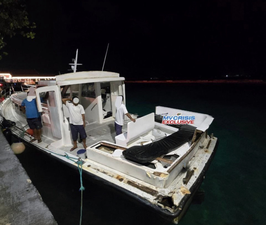 މާލެ ކައިރިން ލޯންޗަކާއި ދޯންޏަކާ ޖެހި، ދެ މީހަކަށް ފަރުވާ ދެނީ