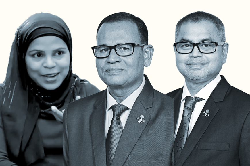 ދިޔާނާ، އާދަމް ޝަރީފް އަދި ތޯރިގް އެމްބެސެޑާ އެޓް ލާޖްގެ މަގާމަށް