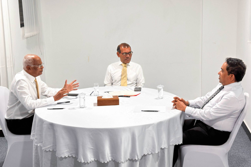 ތިން ރައީސުންގެ ބައްދަލުވުން ފެށިގެން ކުރިއަށް ދަނީ