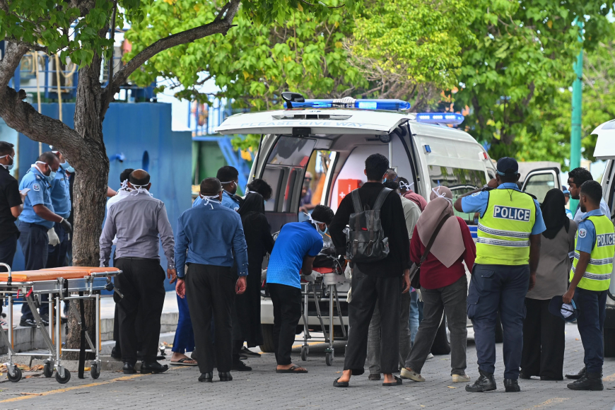 ގެއްލުނު ޑައިވަރުންގެ ތެރެއިން ދެ މީހުންގެ ހަށިގަނޑު ނަގައި މާލެ ގެނެސްފި