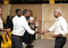 އިބޫއާއި މީކާއީލް ބަލިގަބޫލުކުރައްވައި ނަޝީދަށް މަރުހަބާ ވިދާޅުވެއްޖެ