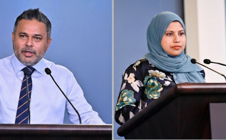 މިނިސްޓަރ ޝިޔާމާއި މިނިސްޓަރ ހީނާ އައްޑޫ ކެންޕޭނުގައި