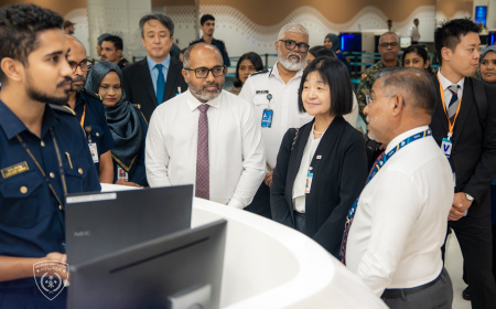ޖަޕާނުން ރާއްޖެއަށް ފޭޝަލް ރިކޮގްނިޝަން ސިސްޓަމެއް ހަދިޔާކޮށްފި