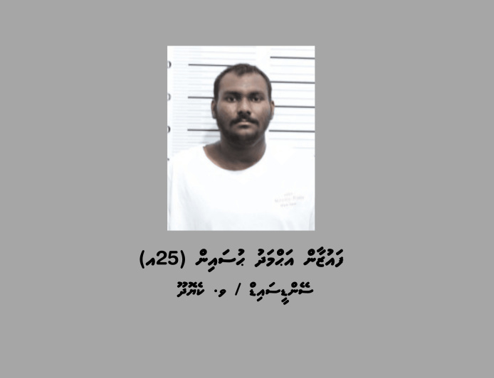 ގިނަ އަދަދެއްގެ މަސްތުވާތަކެތި އެތެރެކުރުމުގެ ތުހުމަތުގައި މީހަކު ހައްޔަރުކޮށްފި
