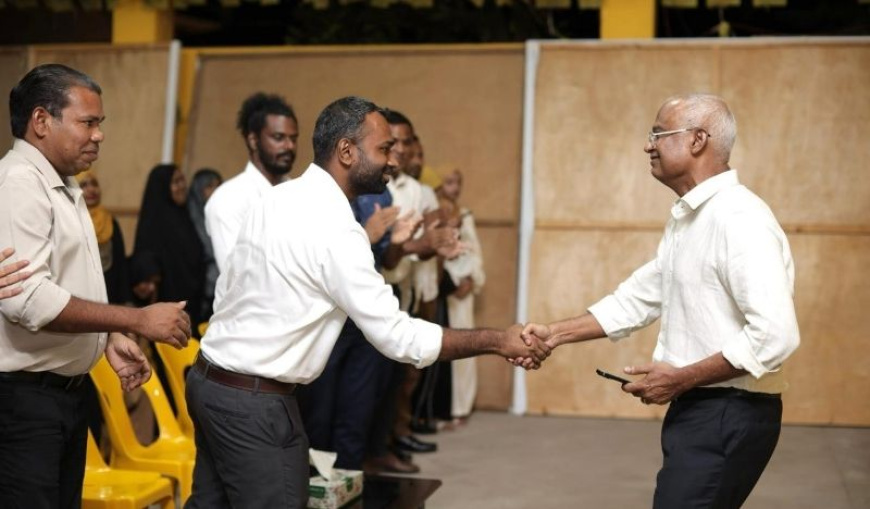 އިބޫއާއި މީކާއީލް ބަލިގަބޫލުކުރައްވައި ނަޝީދަށް މަރުހަބާ ވިދާޅުވެއްޖެ