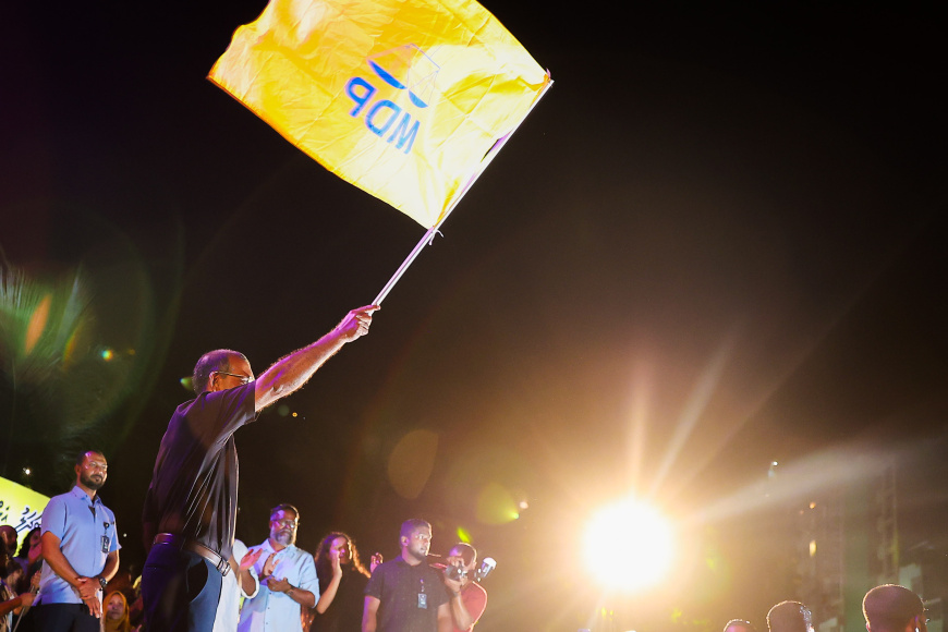 Nasheed Wins MDP Chairperson Election in Landslide