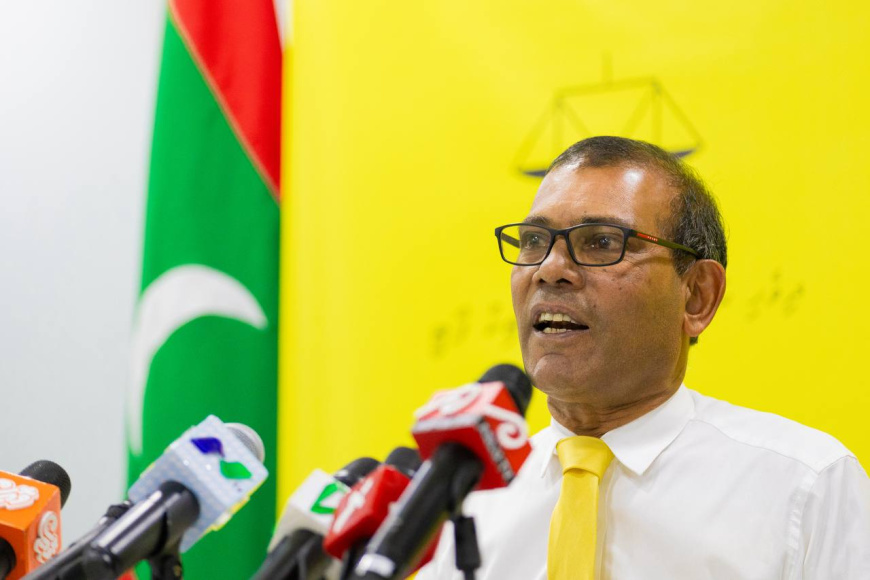 ރިޔާސީ ޓިކެޓަށް އެމްޑީޕީގެ ޗެއާޕާސަން ވާދަކުރެއްވުން ރަނގަޅެއްނޫން: ރައީސް ނަޝީދު