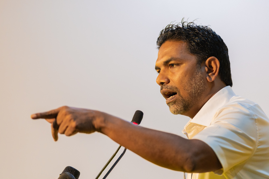 ޑިމޮކްރަސީ ރާއްޖެއަށް ގެނައުމަށް މުއިއްޒުގެ ގައިން އޮހޮރުނު ދަލެއް ނުހުންނާނެ: ޝިއްޕެ