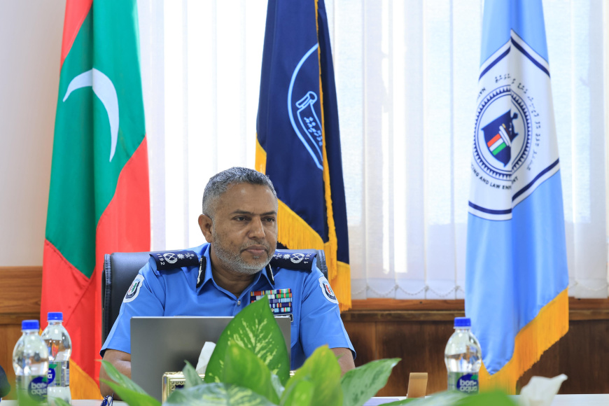 ރަސްމީ ދަތުރުފުޅެއްގައި ކޮމިޝަނަރ އޮފް ޕޮލިސް ފުރާވަޑައިގެންފި